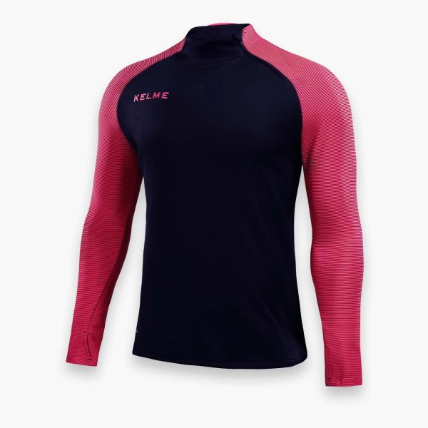 Montes sweater Junior Donkerblauw/Roze