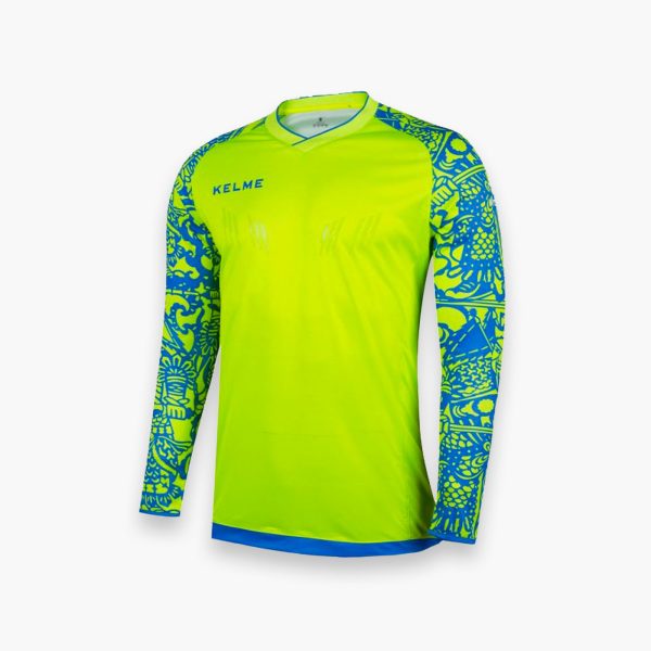 Goalkeeper shirt L/S Neon Yellow/Neon Blue