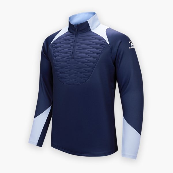 Rafa Sweater Korte Rits Donkerblauw